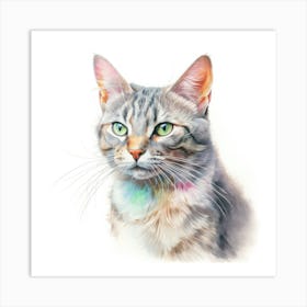 Sokoke Cat Portrait 2 Art Print