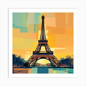 Paris Eiffel Tower 10 Art Print