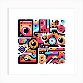 Colorful Abstract Design Art Print