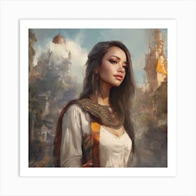 Elven Girl Art Print