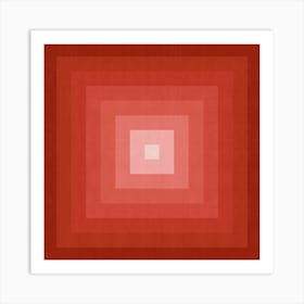 Squares gradient colors 13 Art Print