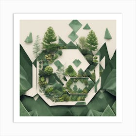 Cactus Garden Art Print