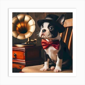 Boston Terrier~Reimagined 9 Art Print