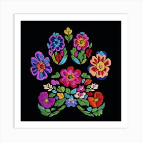 Mexican Paw Print Poster