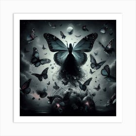 Butterfly - Butterfly Stock Videos & Royalty-Free Footage 19 Art Print