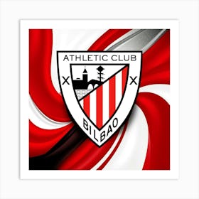 Athletic Club Bilbao Logo Wall Art 6 Art Print