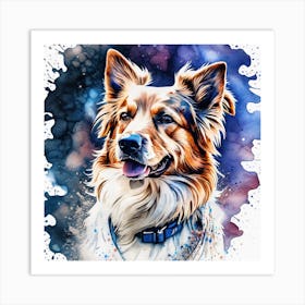 Dog Portrait Art Print