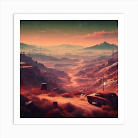 Radiated Expanse Art Print