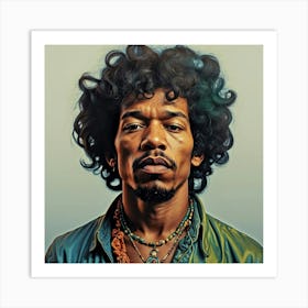 Jimi Hendrix Art Print