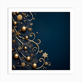 Christmas Tree Background 8 Art Print