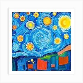 Starry Night 24 Art Print