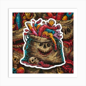 Sack Of Bones Art Print