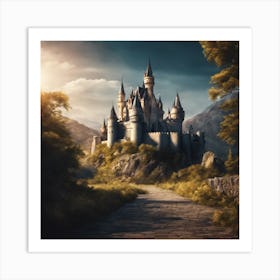 Castle Stock Videos & Royalty-Free Footage 3 Art Print