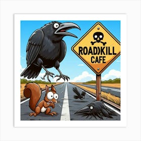 Roadkill Cafe 5 Art Print