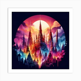 Cityscape 48 Art Print