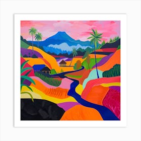 Abstract Travel Collection Bali Indonesia 7 Art Print