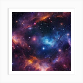 Space Nebula Art Print