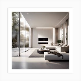 Modern Living Room 1 Art Print