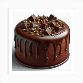 Chocolate Cake 1 Art Print