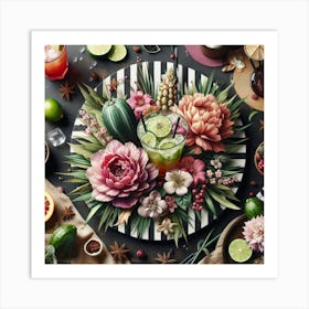 Floral Arrangement Art Print