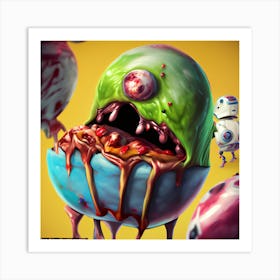 Zombie Egg 1 Art Print