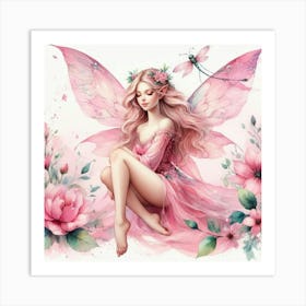 Pink Fairy 2 Art Print