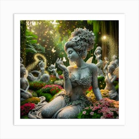 Fairy Stone Garden 4 Art Print