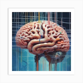 Brain Of The Future 4 Art Print