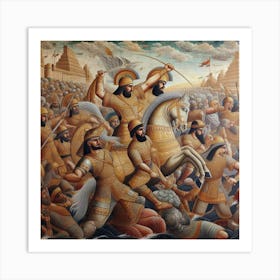 Battle Of Babylon12 Art Print