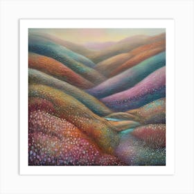 Deep Valleys 1 Art Print