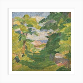 View Of A Forest Art Print