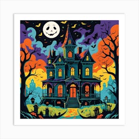 HAUNTED HOUSE Art Print