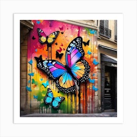 Colorful Butterflies 63 Art Print