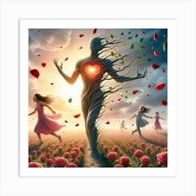 Heart Of Love 2 Art Print