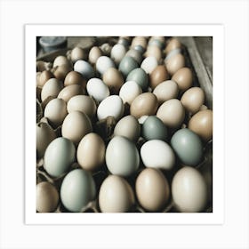 Eggs In A Carton 2 Art Print