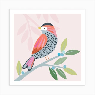 Little Bird Square Art Print