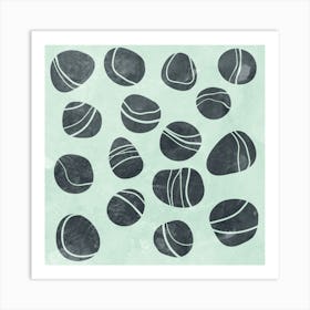 Beach Pebbles Art Print