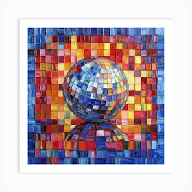 Disco Ball Art 19 Art Print