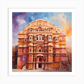 Rajasthan Palace 1 Art Print