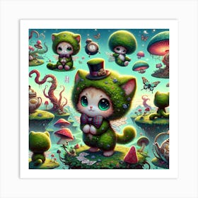 Kitty Cat Art Print