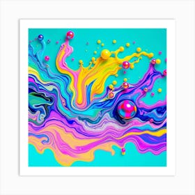 Abstract painting 2 Art Print