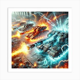 Elemental Convergence Tanks Special Ability Converted Art Print