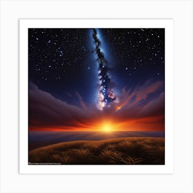 Milky Way Art Print