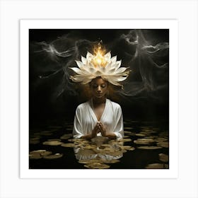 Lotus Flower Art Print