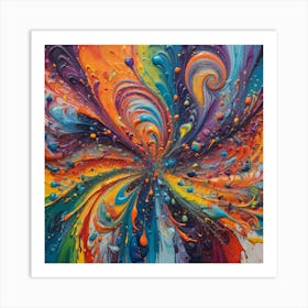 Abstract Painting 21 Art Print