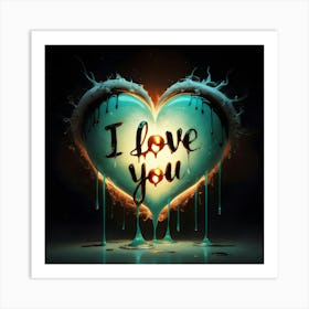 I Love You 1 Art Print