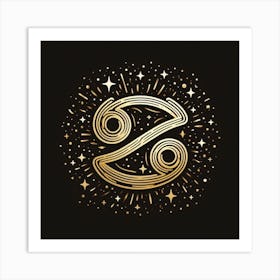 A Zodiac symbol, Cancer 1 Art Print