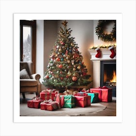 Christmas Tree 27 Art Print