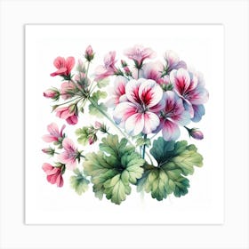 Flower of Geranium 1 Art Print