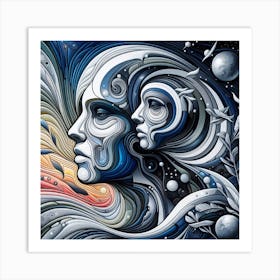 Psychedelic Art 6 Art Print